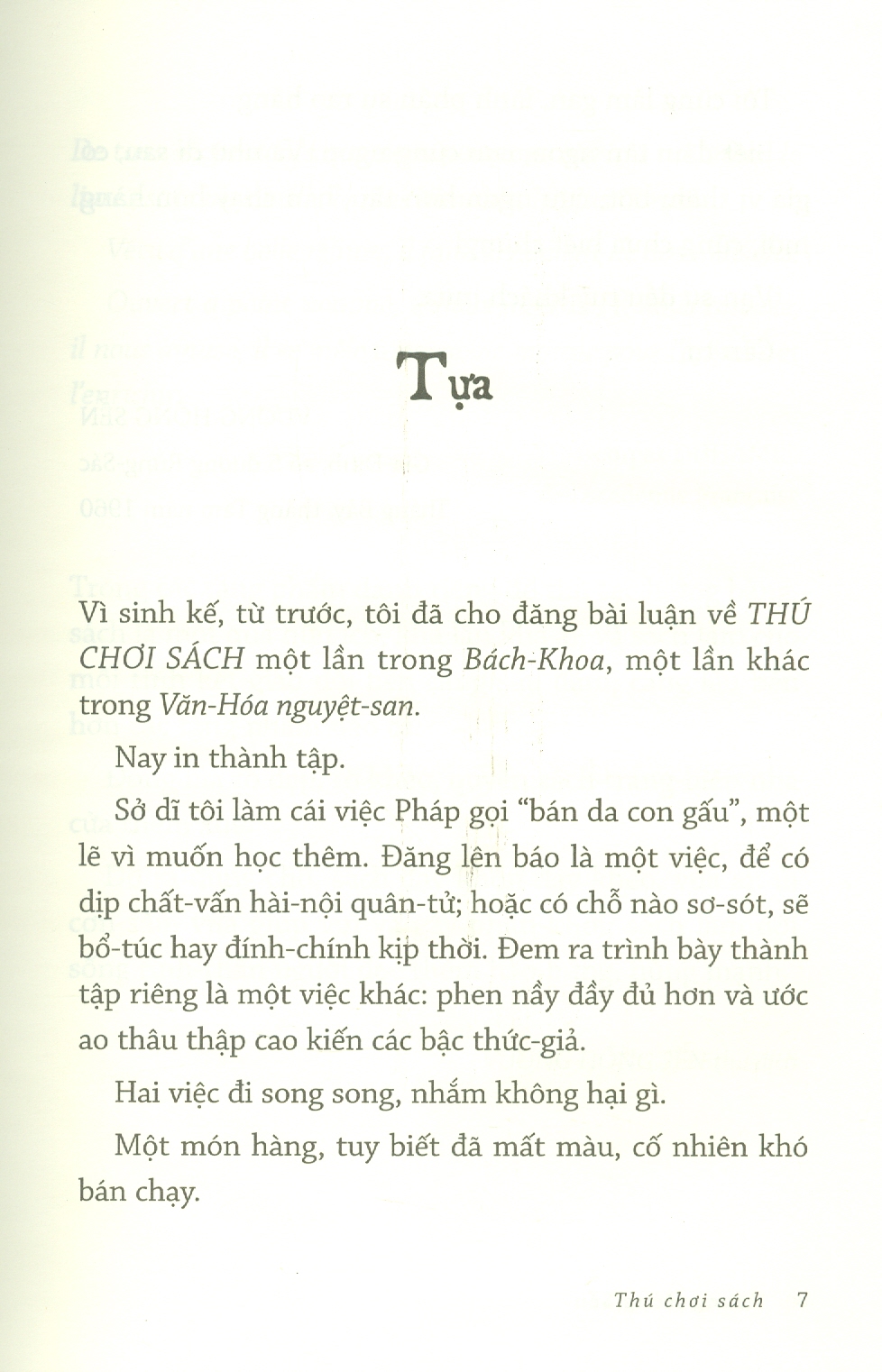 Thú Chơi Sách (Bìa Cứng)