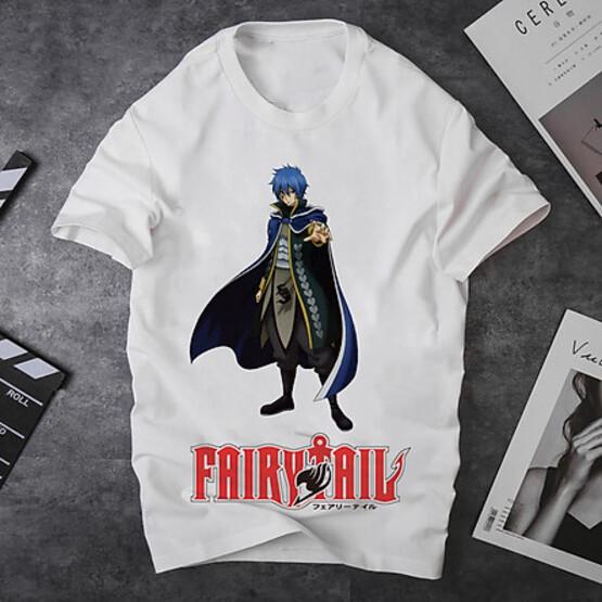 Áo thun Nam Nữ Không cổ FAIRY TAIL THẰNG TÓC XANH MSOP-23 mẫu mới cực đẹp, có size bé cho trẻ em / áo thun Anime Manga Unisex Nam Nữ, áo phông thiết kế cổ tròn basic cộc tay thoáng mát