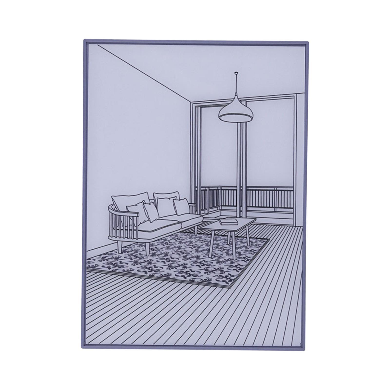 LED Lighting Painting Decoration Art Painting Adjustable LED Glowing Photo Frame Adults Table Lamp Night Lamp for Bedroom Desktop Party Home