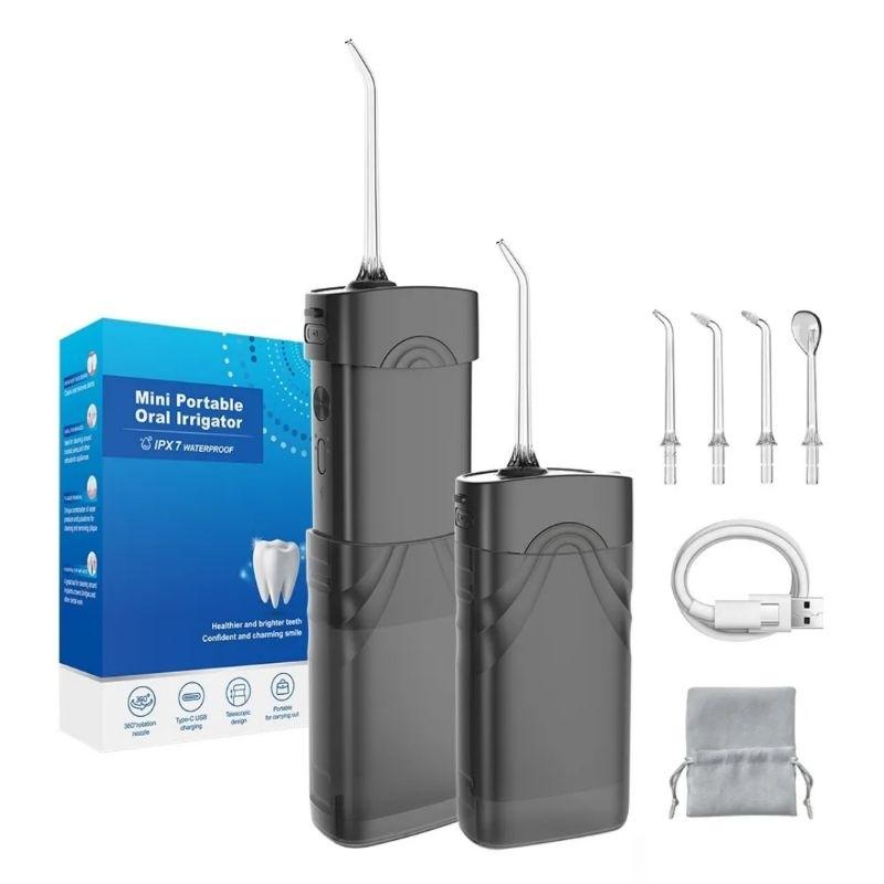 Máy tăm nước nhỏ gọn công suất mạnh mẽ TEKKIN MS16 5 chế độ làm sạch răng - hàng chính hãng