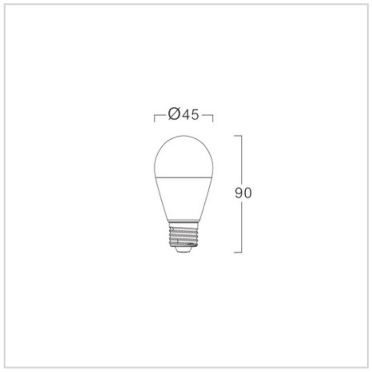 BÓNG ĐÈN LUMAX#ECOBULB B45-420LM/8XX/6W/E27/TUNABLE SWITCH