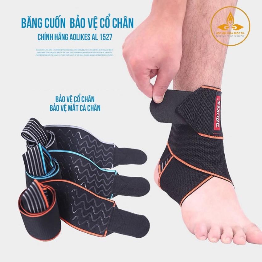 Băng Cuốn Bảo Vệ Cổ Chân - YOGA QG, Chất Liệu Polyester Sợi Cao Cấp, Co Dãn Thoải Mái, Thoáng Mát - Hàng chính hãng