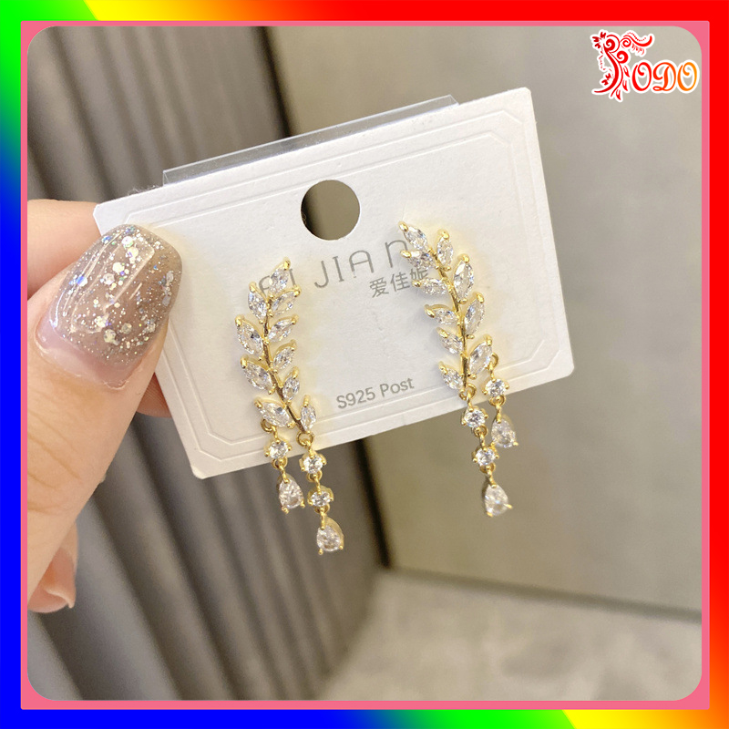 Bông tai kiểu thời trang kiểu dáng sành điệu phong cách dễ thương thích hợp đi đám cưới GE715 - [Thời Trang ToDo]