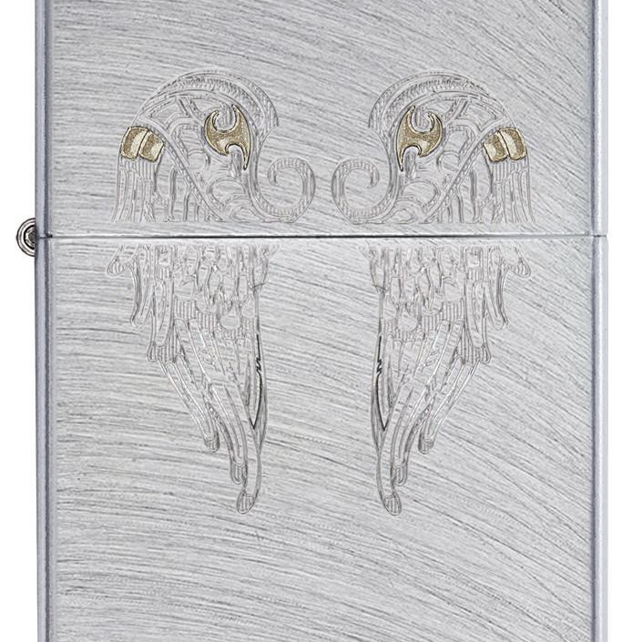 Bật Lửa Zippo Angel Wings Chrome Arch 29069