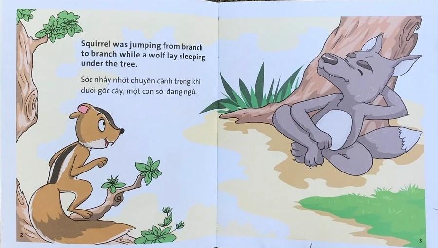 Truyện Tranh Ngụ Ngôn Dành Cho Thiếu Nhi: Sói Và Sóc