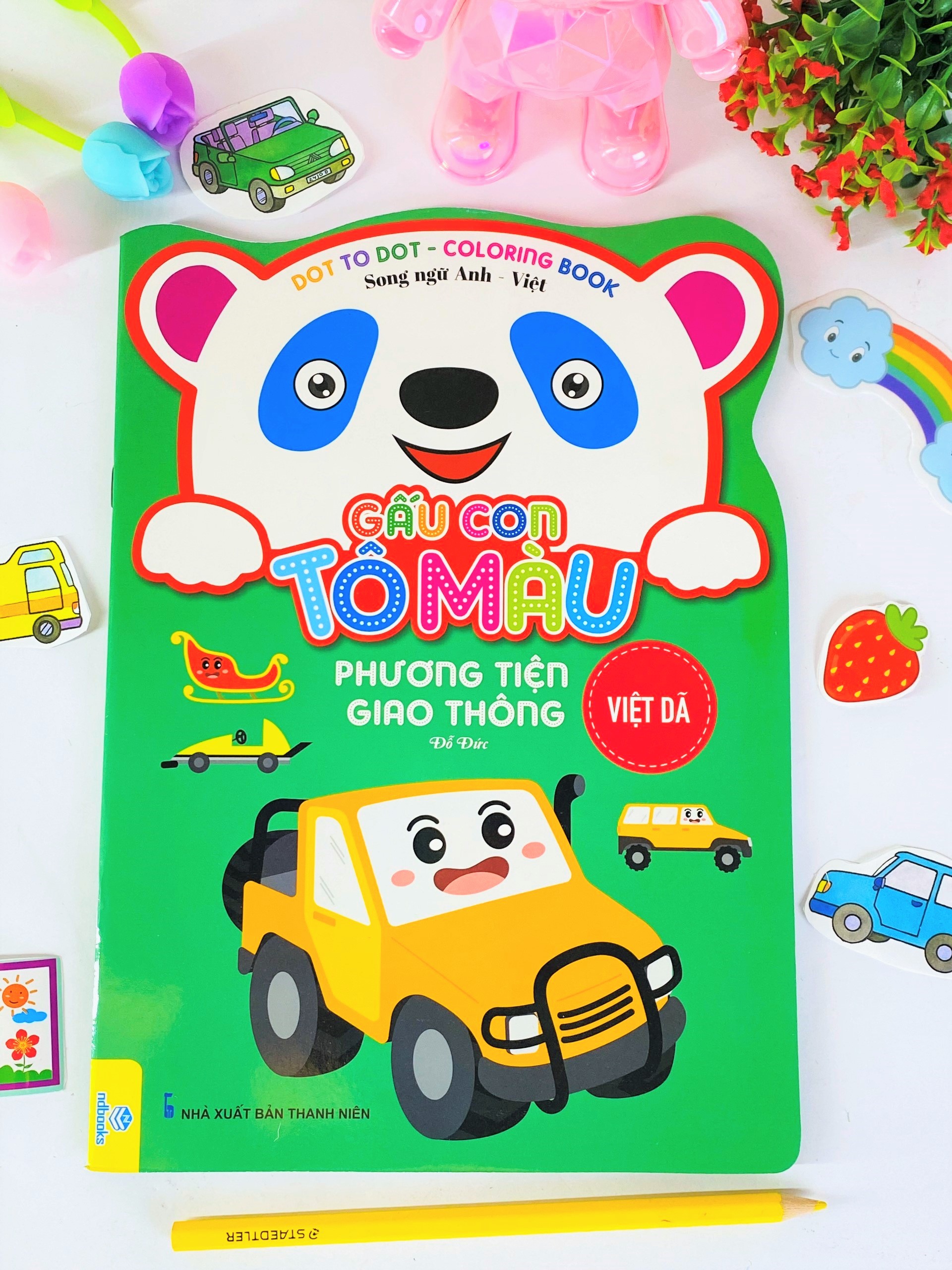 Sách - Combo 6 Cuốn Gấu Con Tô Màu: Phương Tiện Giao Thông - ndbooks