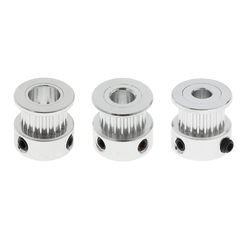 20T 2GT Timing Pulley Gear Wheel Bore 6mm Width Belt For 3D Printer With Screws