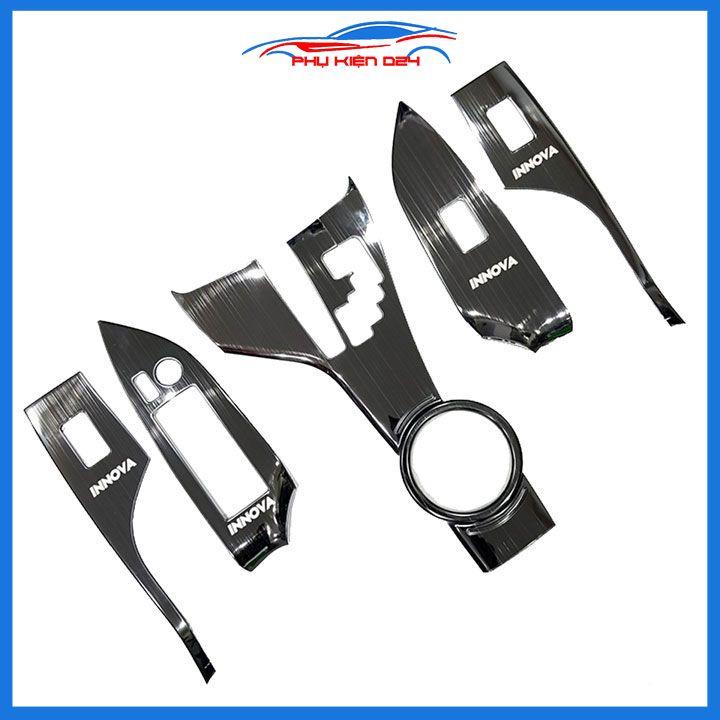 Ốp nội thất Innova 2017-2018-2019-2020-2021-2022 vân Titan bảo vệ chống trầy xước và làm đẹp xe