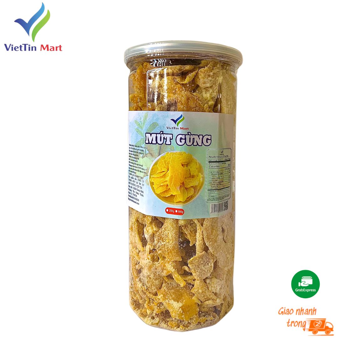 MỨT GỪNG LÁT THƠM NGON CHO NGÀY TẾT 500g