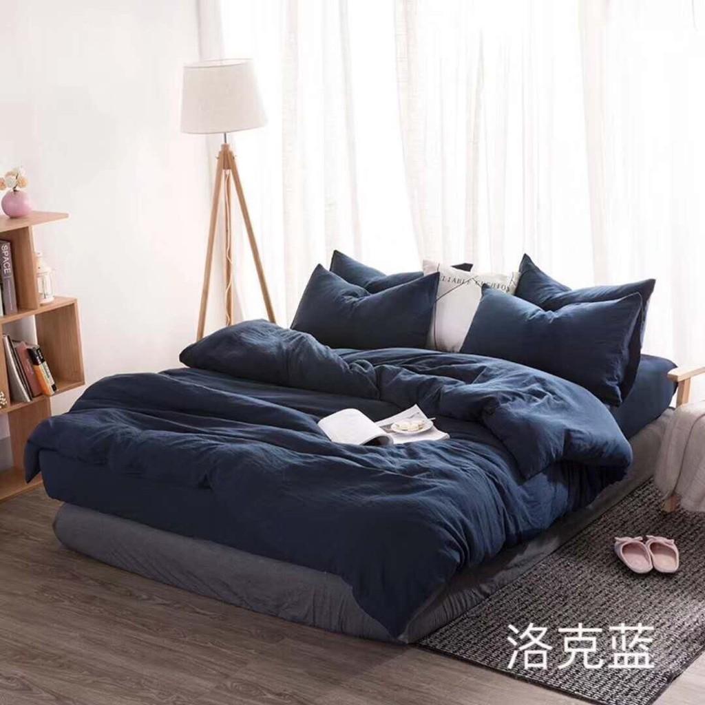 Bộ chăn ga gối đệm chất đũi
