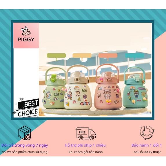 Bình nước bình giữ nhiệt bình giữ nhiệt 1000ml Tặng kèm sticker AD