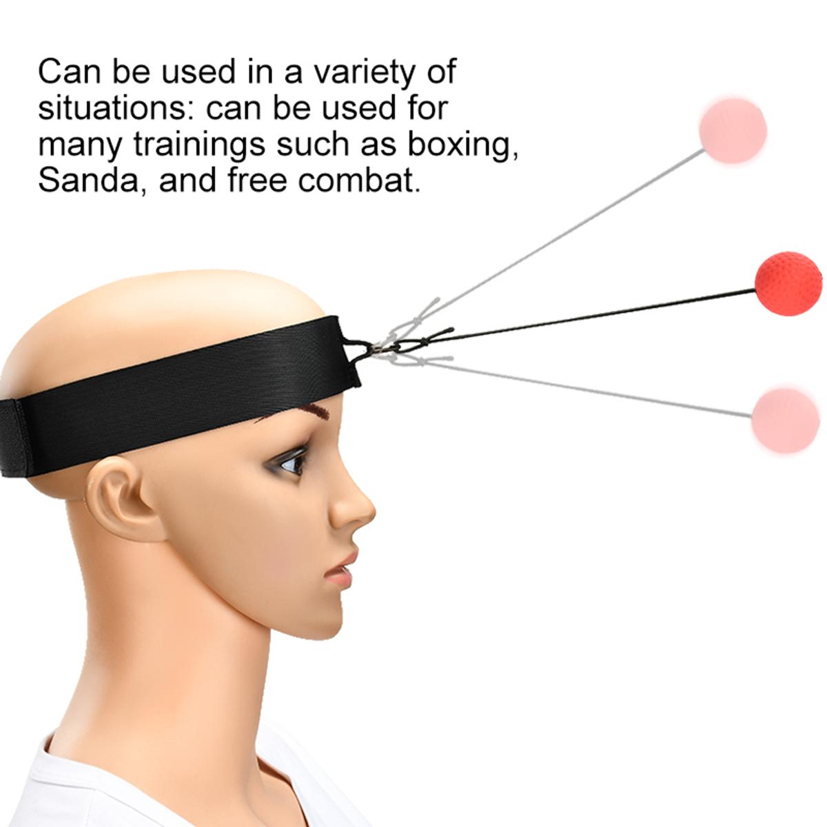 Băng Đeo Đầu Gắn Quả Bóng Phản Xạ Khi Tập Boxing