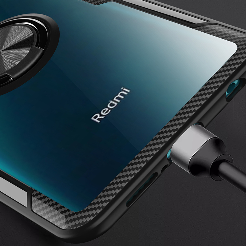 Ốp lưng cho Xiaomi Redmi 9 Trong Suốt Chống Sốc iRing Viền Màu