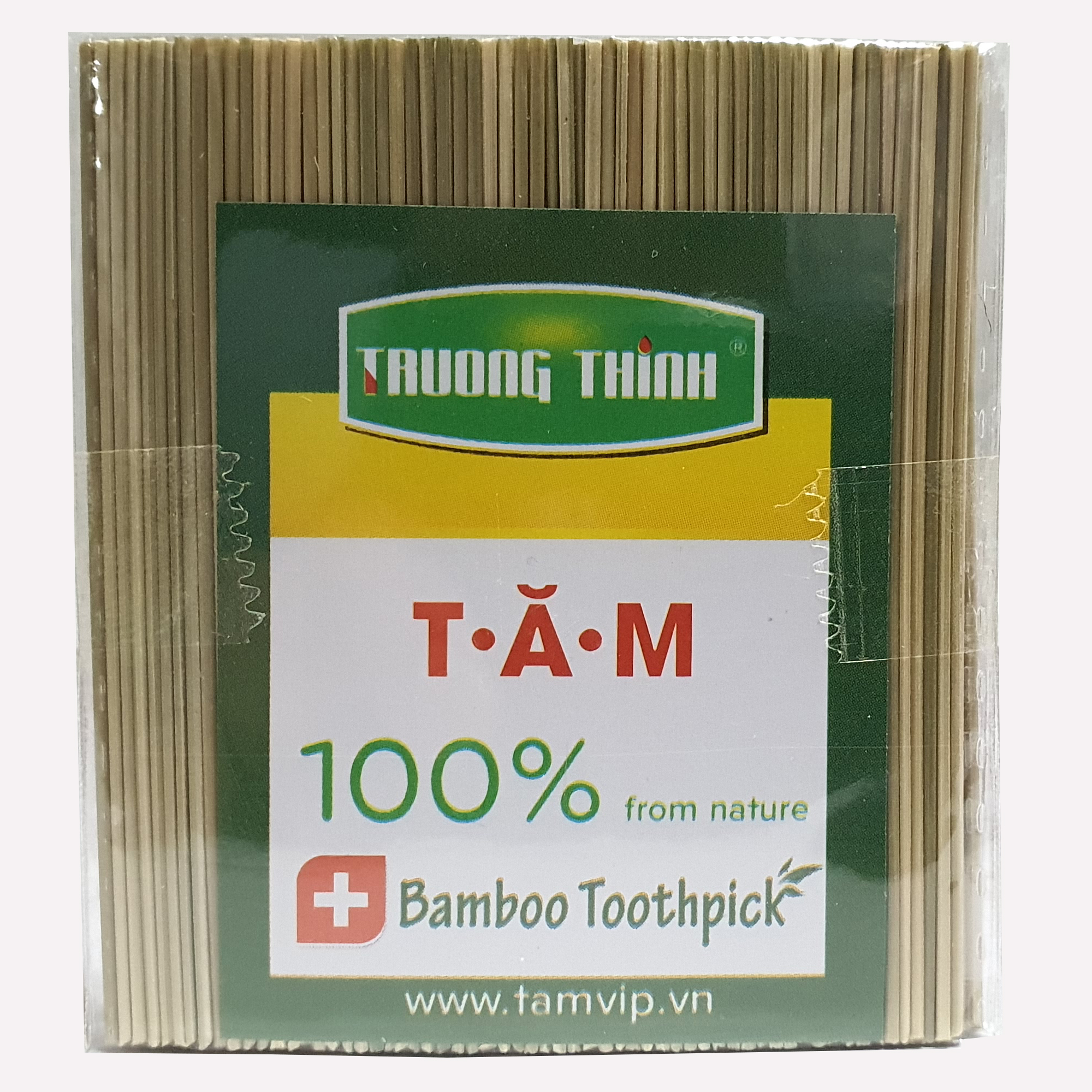 Tăm Vip Xỉa Răng Cao Cấp Trường Thịnh 100% Cật Giang Loại Đặc ( 5 Gói )