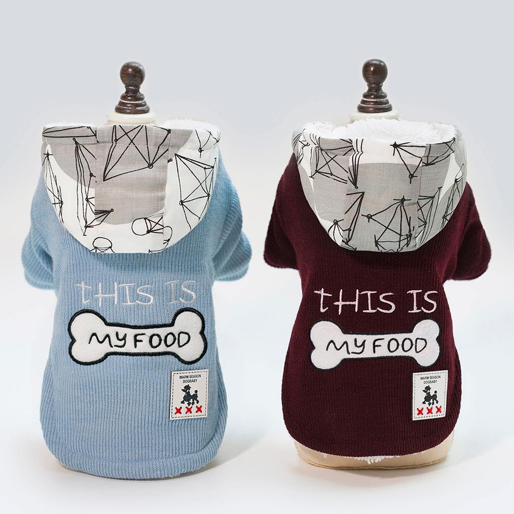 Dog Coat Hoodie Pet Winter Clothes Warm Soft for Medium Large Dogs