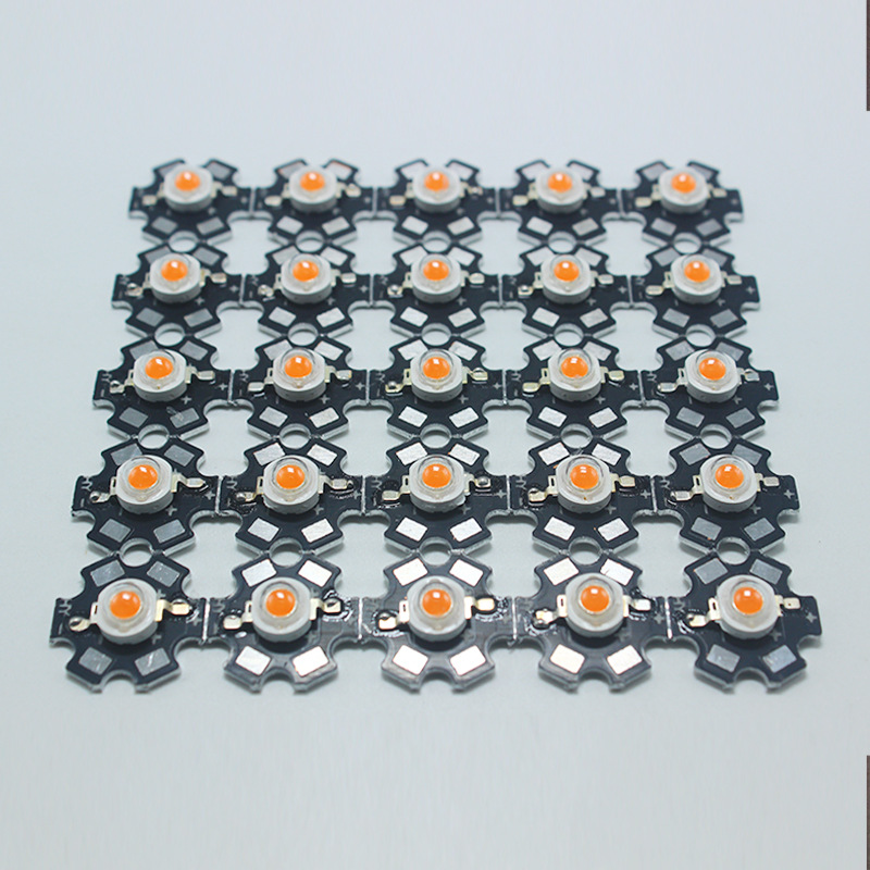 Chip Led, Bóng Led 3V-3.7V  đã hàn sãn đế tản nhiệt 20mm