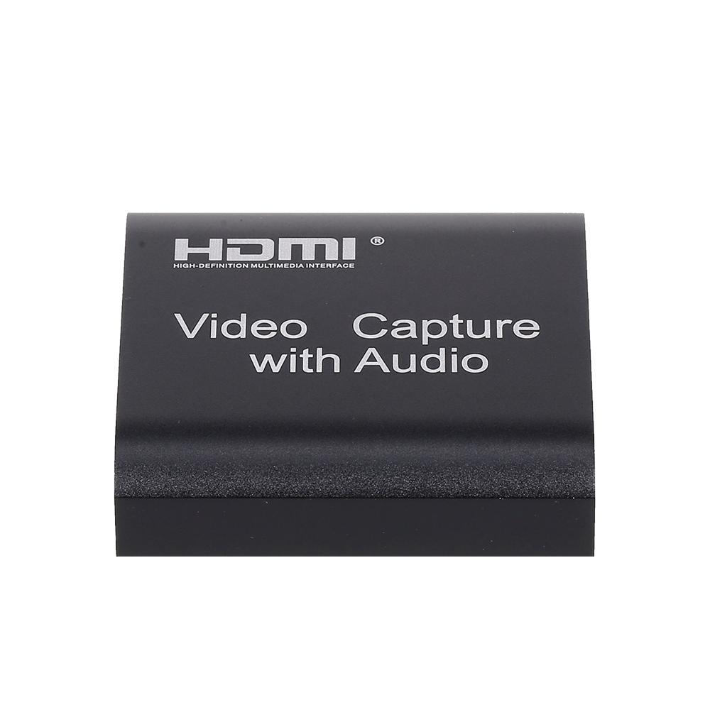 HD Video Capture Card with Audio HD to USB2.0 Capture Card 4K Input 1080P Output Support Live Streaming Game Video