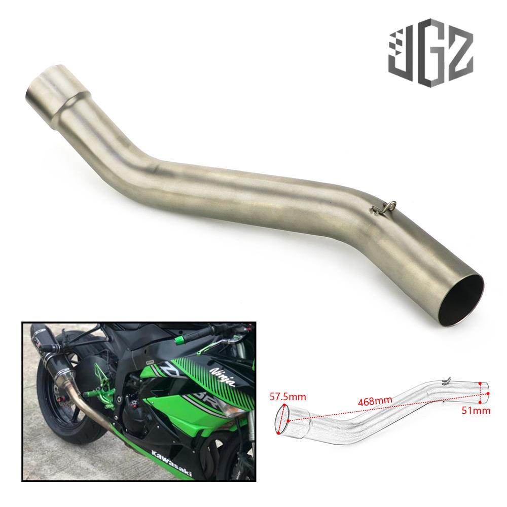 Ống Xả Bằng Thép Không Gỉ Cho Xe Kawasaki Zx6R Zx-6R 2009 2010 2011 2012 2013 2014