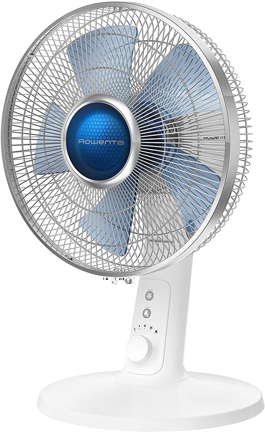 Quạt Bàn Rowenta VU2730 Turbo Silence Fan Extreme, Công Suất Mạnh, Không Ồn, Nhập Đức