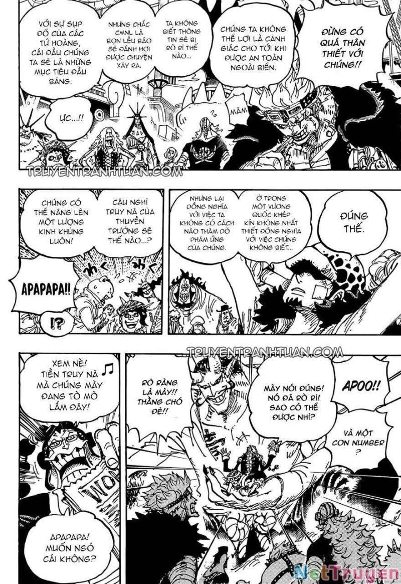 đảo hải tặc - one piece chapter 1052 14