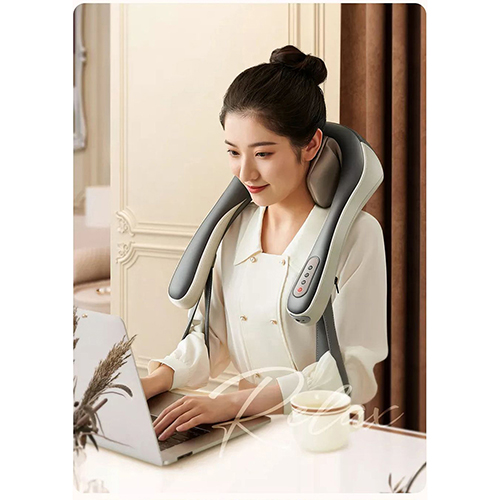 Máy massage cổ vai gáy Nikio NK-138 - Con lăn 6D xoa bóp chuyên sâu