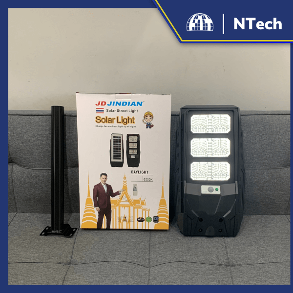 Đèn Đường Năng Lượng Mặt Trời Jindian JD-3618 | 300W (Mẫu 2025)