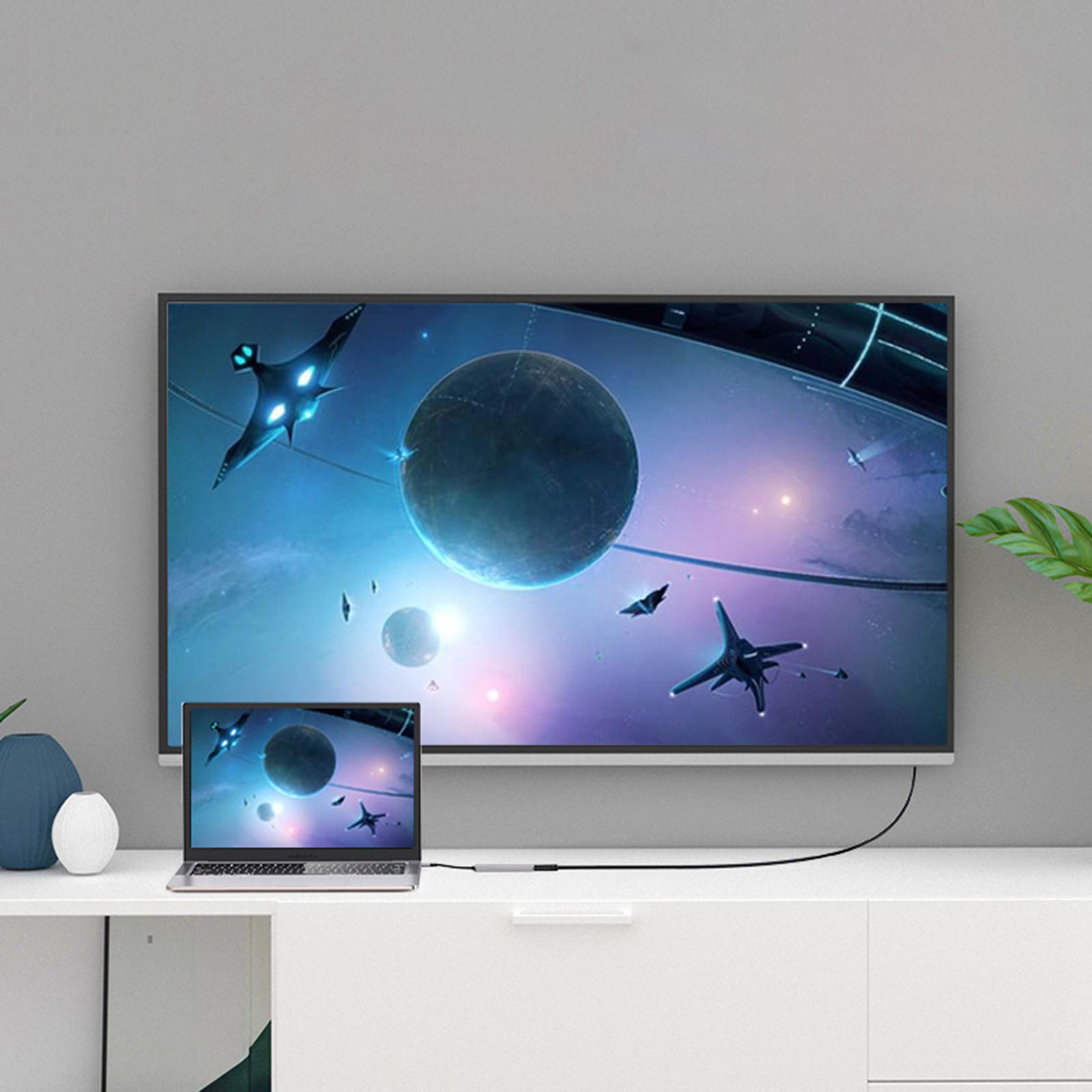 USB C Hub Adapter with 4K   1 USB 3.0 + 1 USB 2.0 Ports