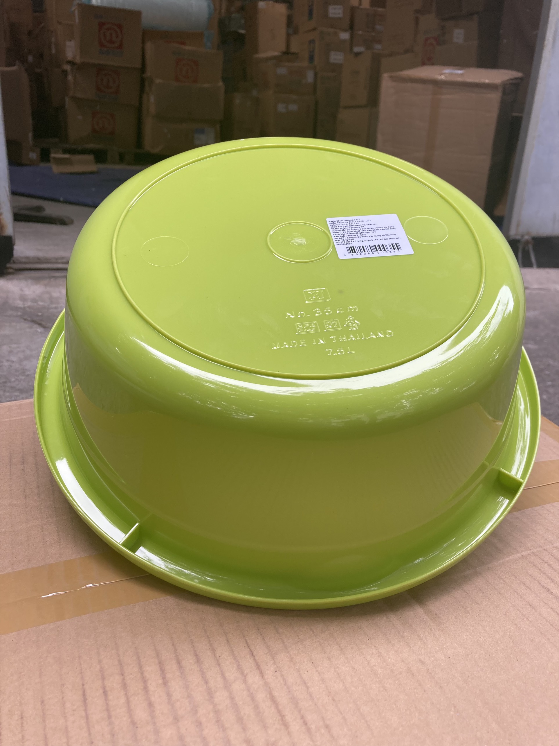 Bộ 2 chậu nhựa tròn JCJ 7.5L bền đẹp & an toàn cho sức khỏe người dùng - made in Thai Lan