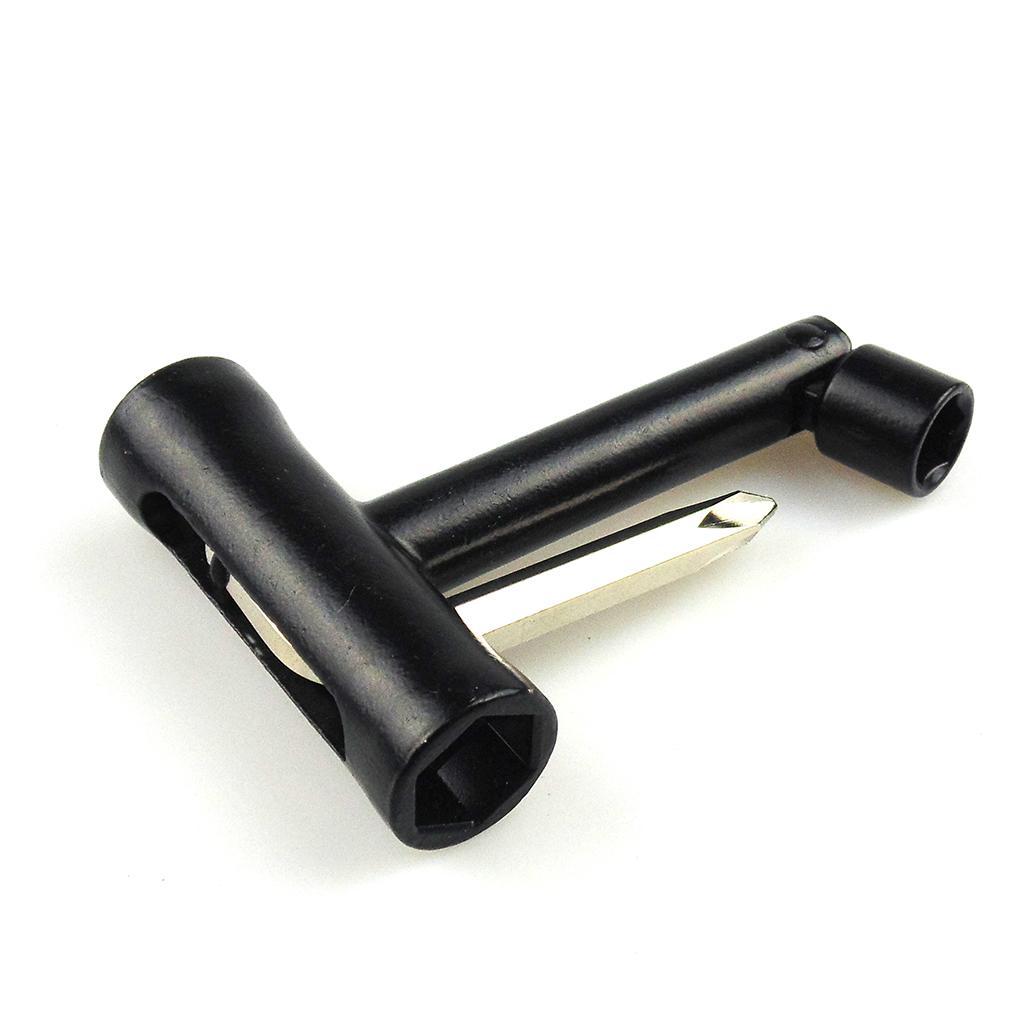 Multi-Functional Skateboard Wrench T-Type Tool All-in-One Key Screwdriver