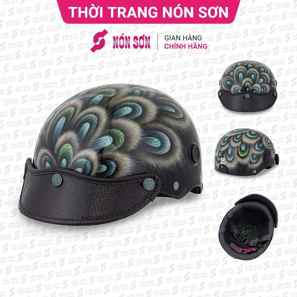 Mũ bảo hiểm lỗ thông gió phiên bản mới NÓN SƠN chính hãng SM-ĐN095