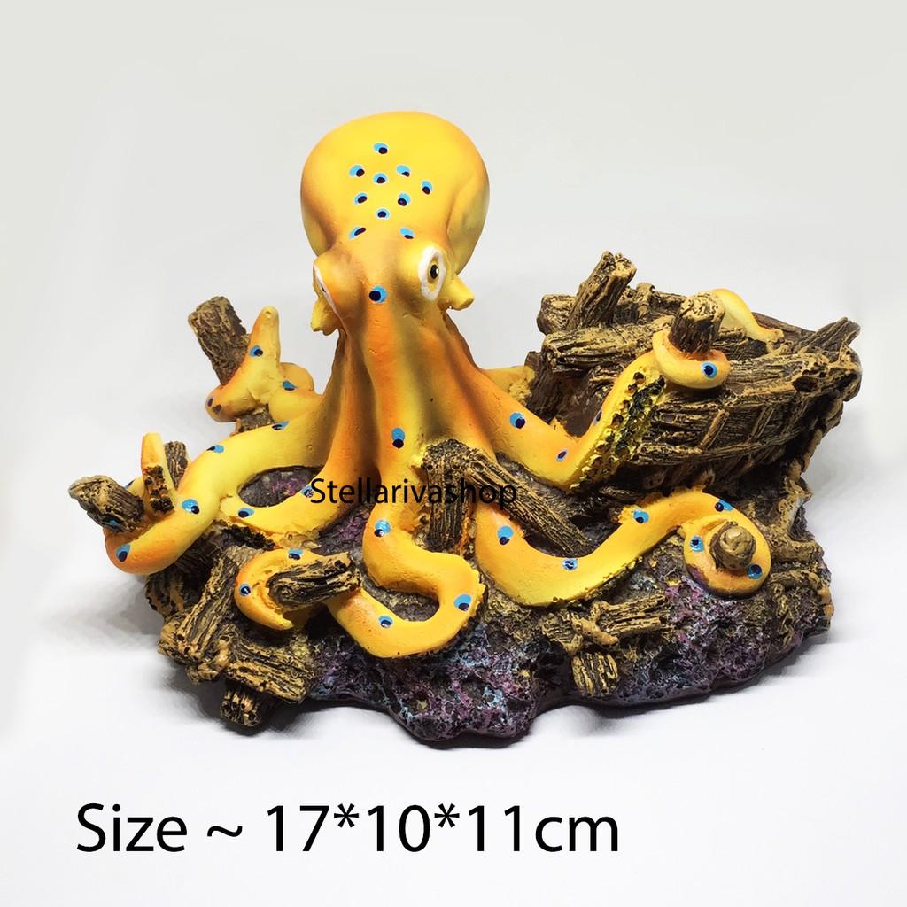 Mô hình - Bạch tuộc khổng lồ tiểu cảnh thủy sinh quà tặng trang trí