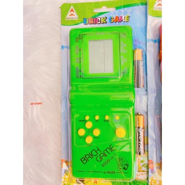 Bộ Máy Trò Chơi Game Điện Tử + Tặng Pin Nhiều Màu Cầm Tay Đồ Chơi Hàng Đẹp