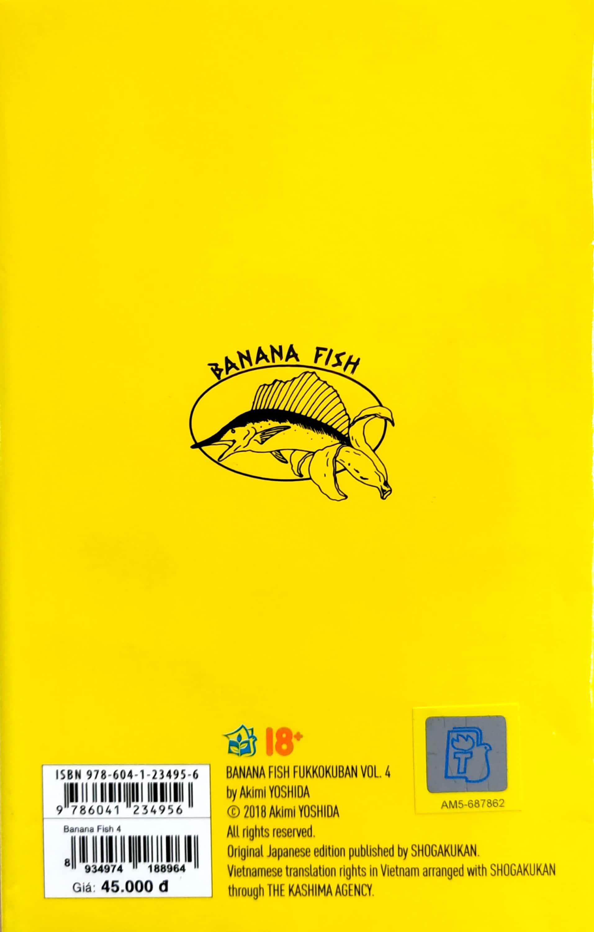 Banana Fish - Tập 4 - Tặng Kèm Postcard Giấy
