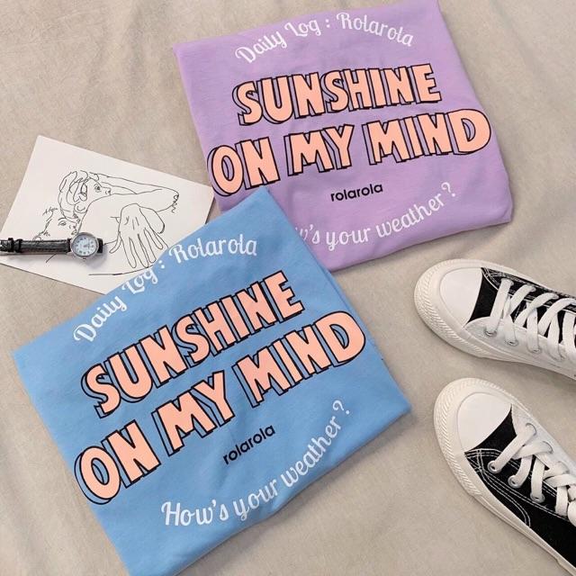 Áo thun dáng rộng Sunshine