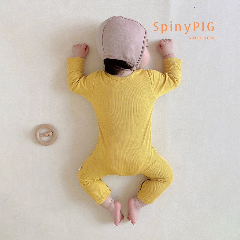 Bộ body cho bé 0-2 tuổi style Hàn Quốc cotton dài tay thu đông nhiều màu sắc cho bé trai bé gái