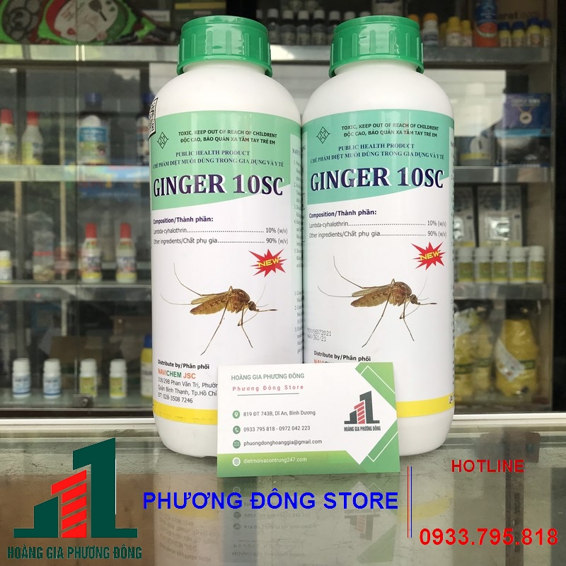 Thuốc diệt muỗi và côn trùng GINGER 10SC