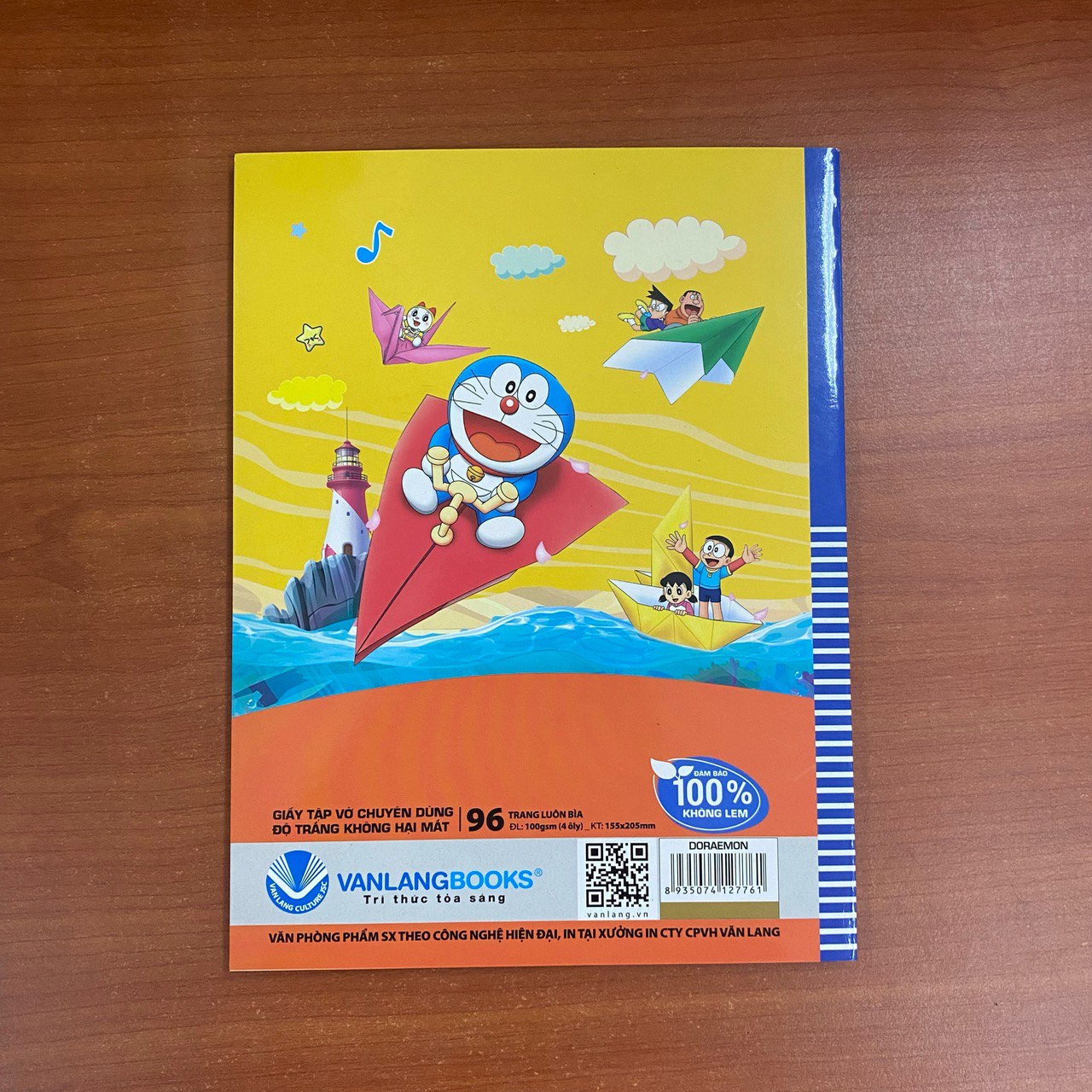 Tập Học Sinh  Vanlangbooks 96 Trang (Định Lượng 100 - 4 Ôly) - Doraemon - Vanlangbooks