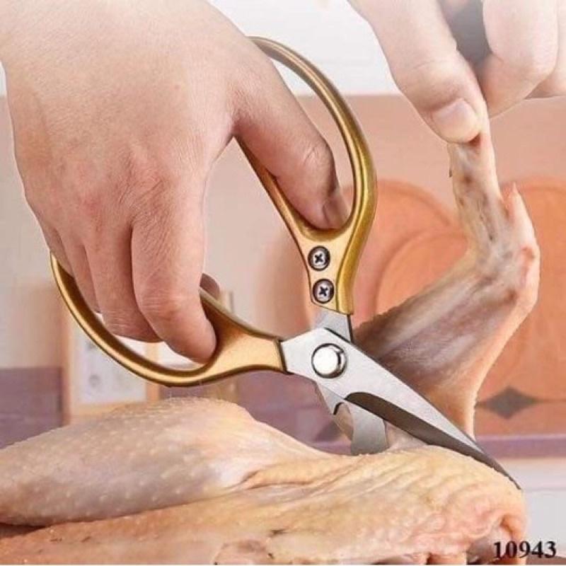 Kéo làm bếp đa năng bằng thép cao cấp 21cm SK-5 dùng cắt Gà, Cá, Thực phẩm, cắt Vải, Giấy, Da hàng nội địa Nhật