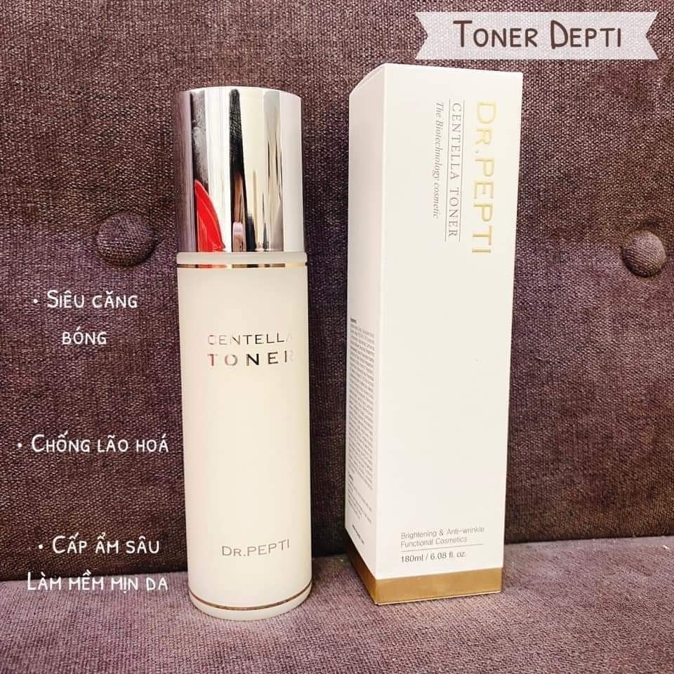 Nước Hoa Hồng Dr.Pepti+ Dưỡng Da Căng Bóng Centella Toner