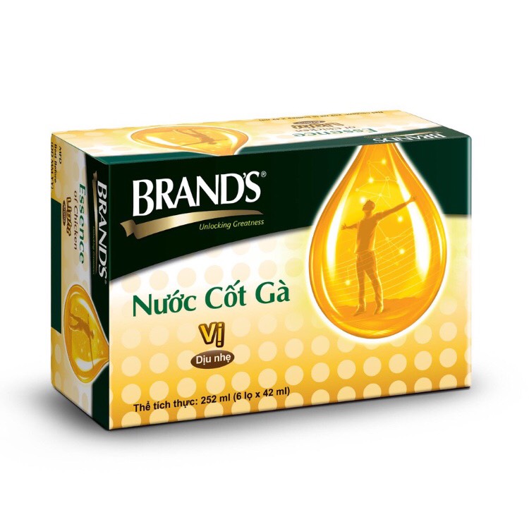 Combo 2 hộp nước cốt gà Brand's 42ml vị dịu nhẹ nhập từ Thái Lan