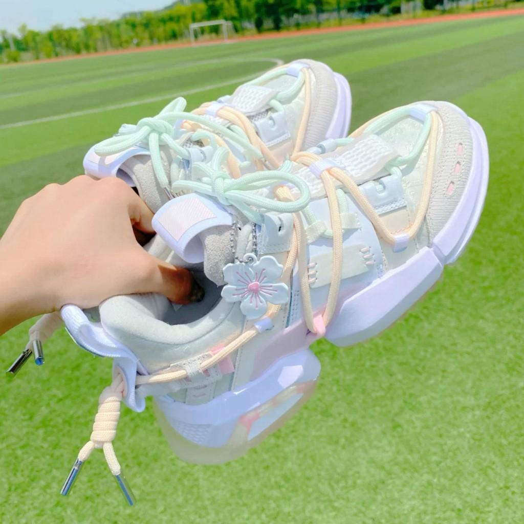 ️ SNEAKER ĐỘN ĐẾ HOA ANH ĐÀO 2020 _Kèm video và ảnh thật shop tự chụp