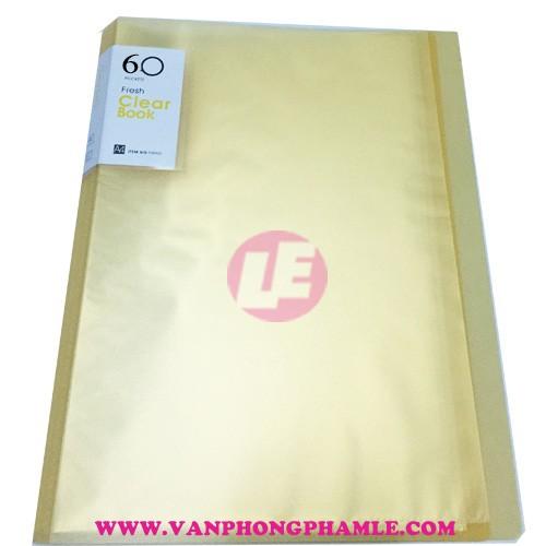 Bìa nhựa 60 lá trong A4