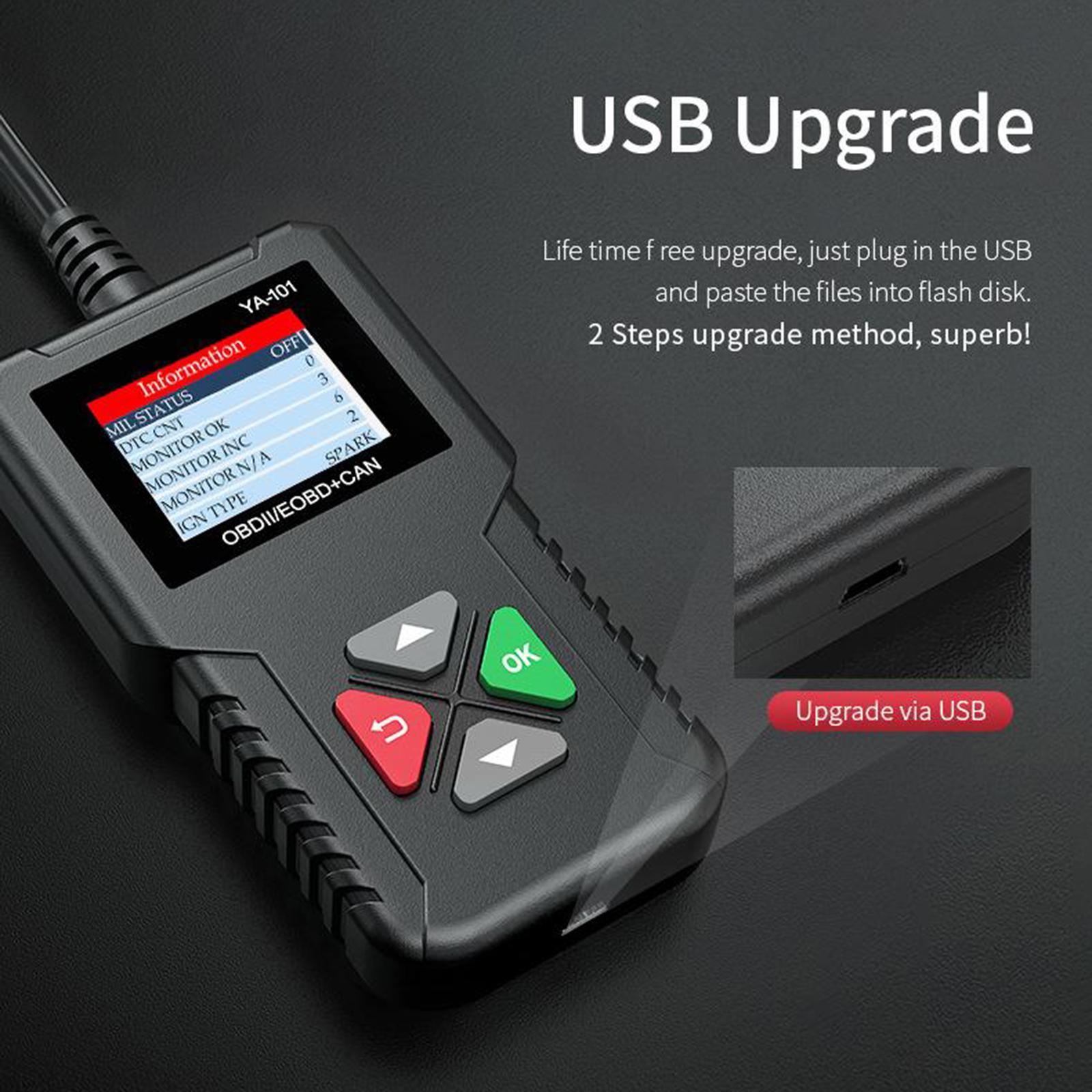 Automotive OBD2 Scanner OBD Code Reader Car Engine Fault Diagnostic Tool