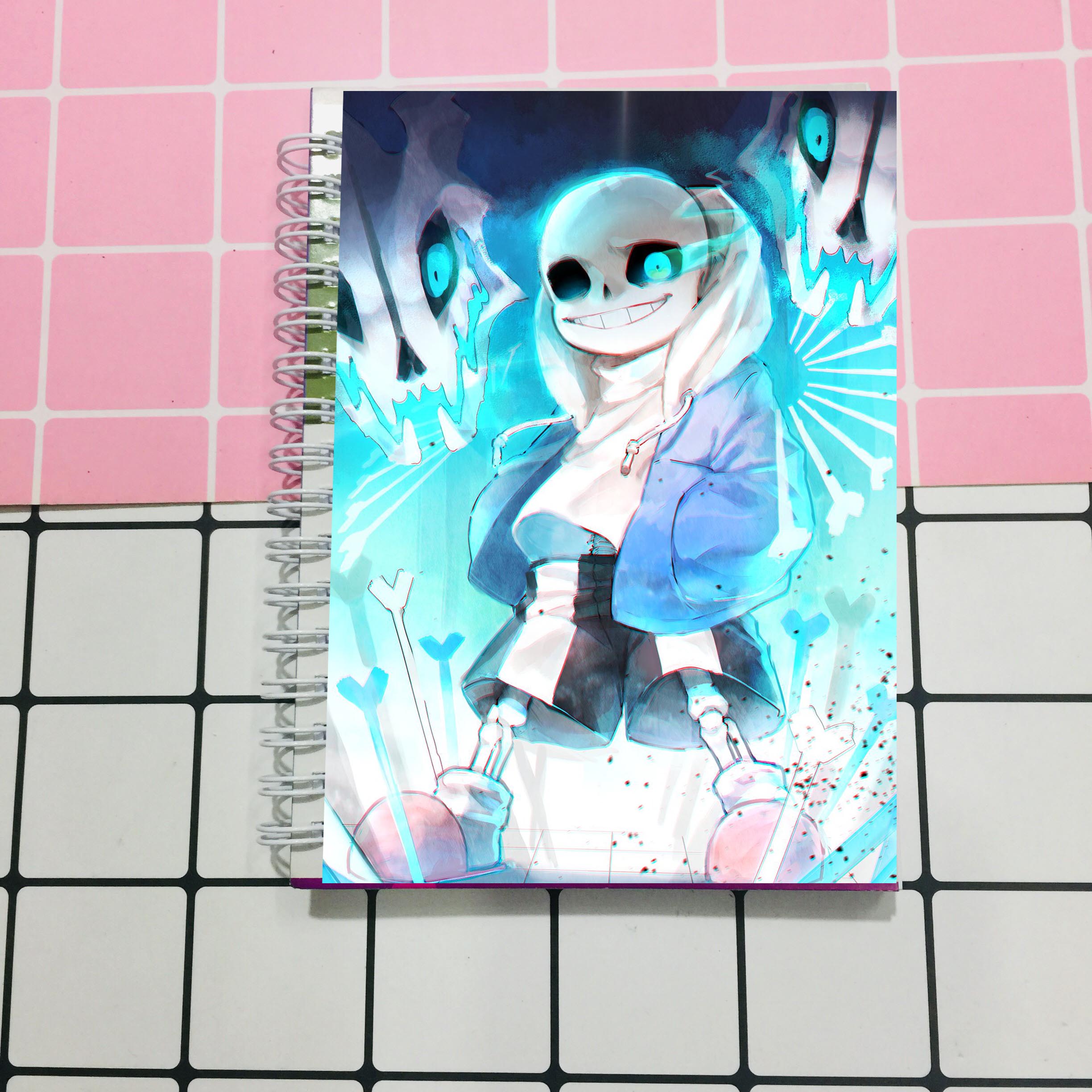 Sổ gáy xoắn Sans Undertale