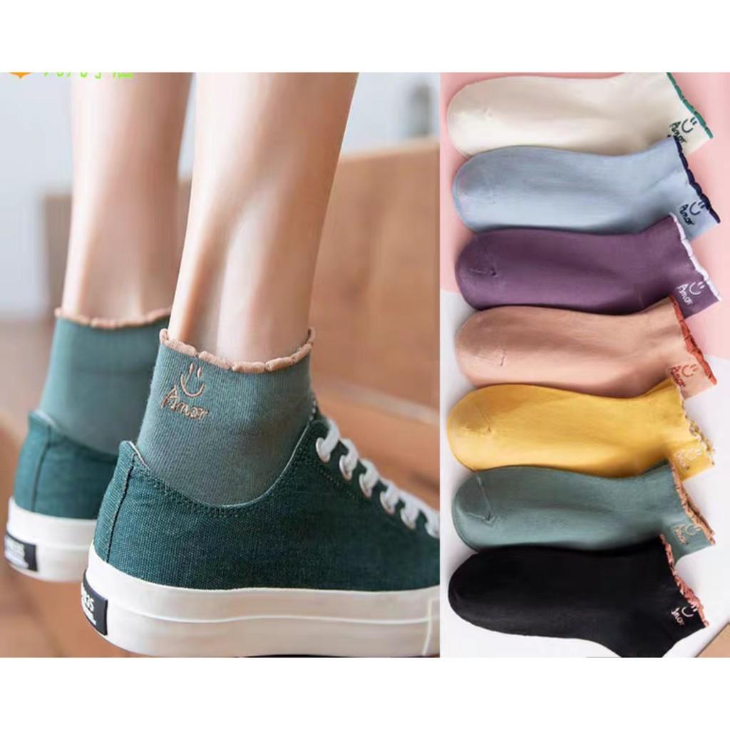 TẤT NGẮN CỔ 50K - Hình siêu xinh, mix màu cá tính