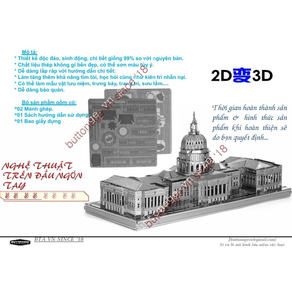 Mô Hình Lắp Ráp 3d Tòa Nhà Quốc Hội Hoa Kỳ