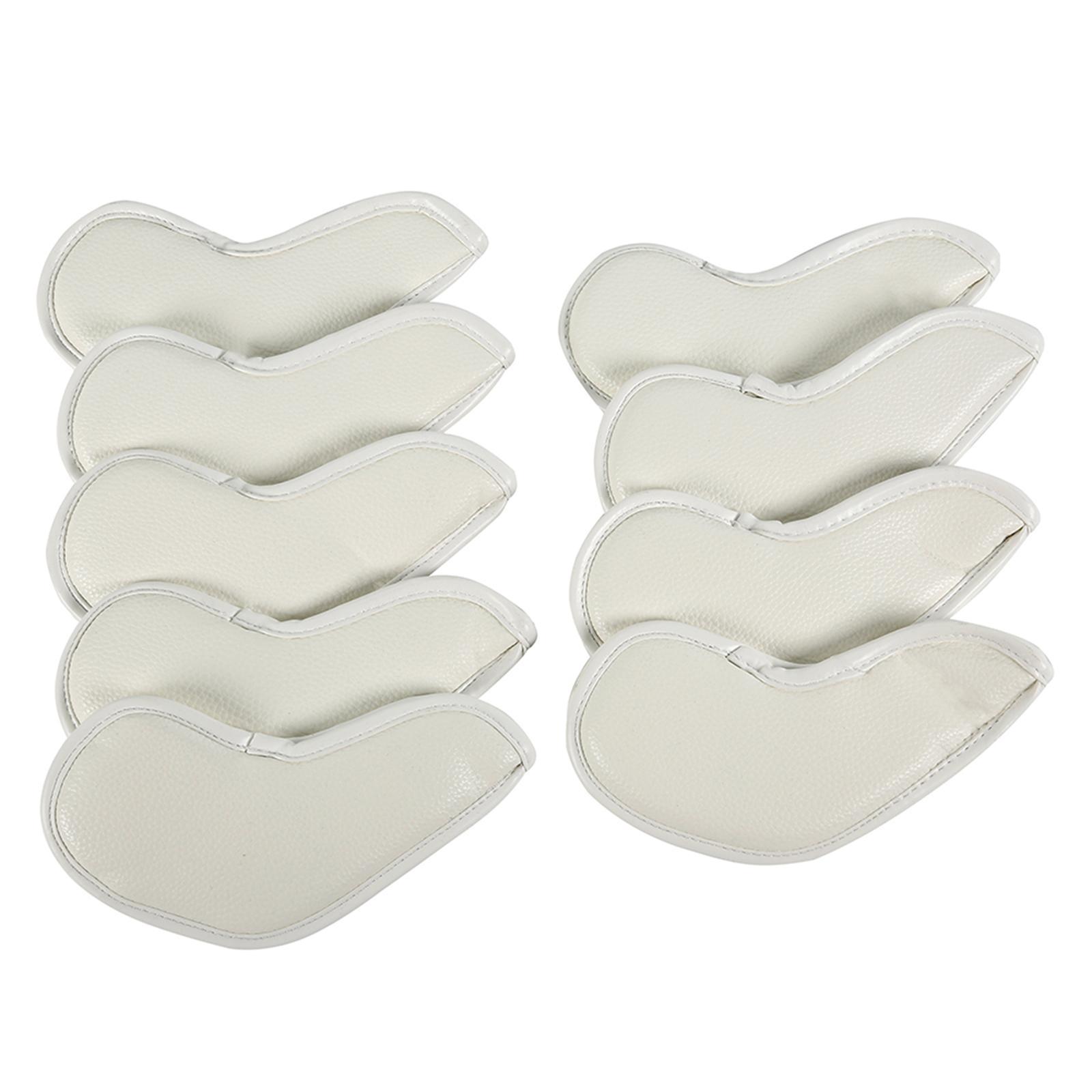 9x Golf Iron Head Covers Waterproof Headcovers Wedges W/ No.Tag