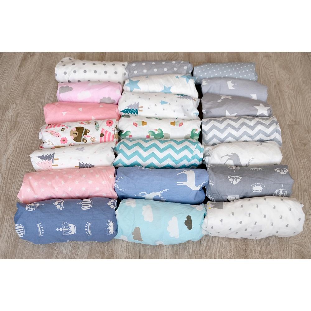 Ga giường bo thun Runa Kids chất liệu Cotton Hàn 100% cao cấp kích thước 1m8x2m