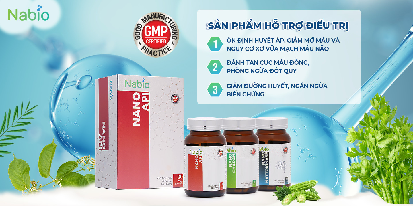NANO API - HỖ TRỢ ỔN ĐỊNH HUYẾT ÁP, GIẢM MỠ MÁU VÀ NGUY CƠ XƠ VỮA MẠCH MÁU NÃO