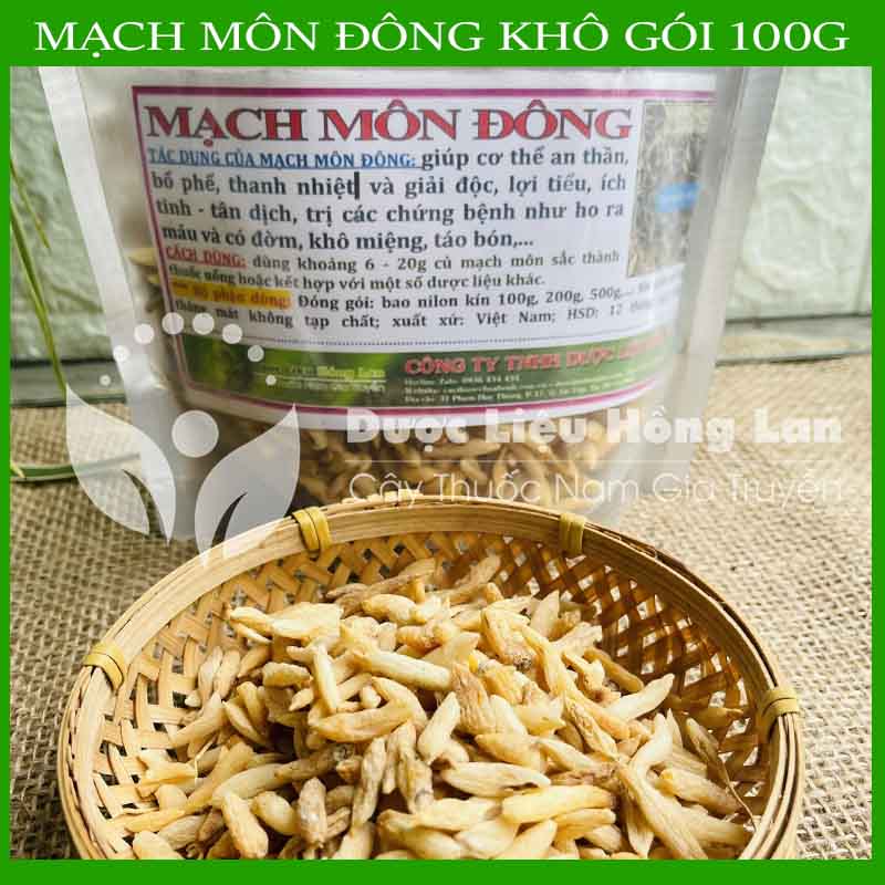 100gram Mạch môn đồng vị thuốc bắc khô sạch